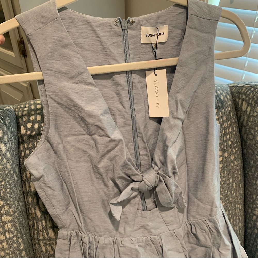 blue sundress